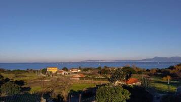 Vue depuis lâhĂ©bergement