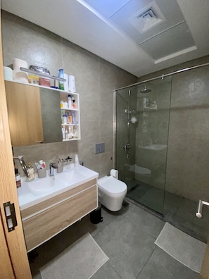 تجهيزات دش، مجففات شعر، مناشف، صابون