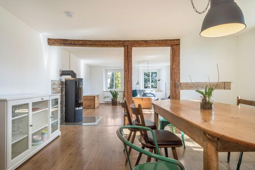 Ferienwohnung 'Am Hopfengarten' mit Bergblick, Garten & WLAN