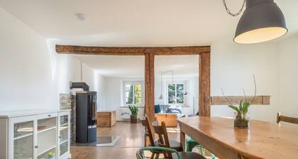 Ferienwohnung 'Am Hopfengarten' mit Bergblick, Garten & WLAN