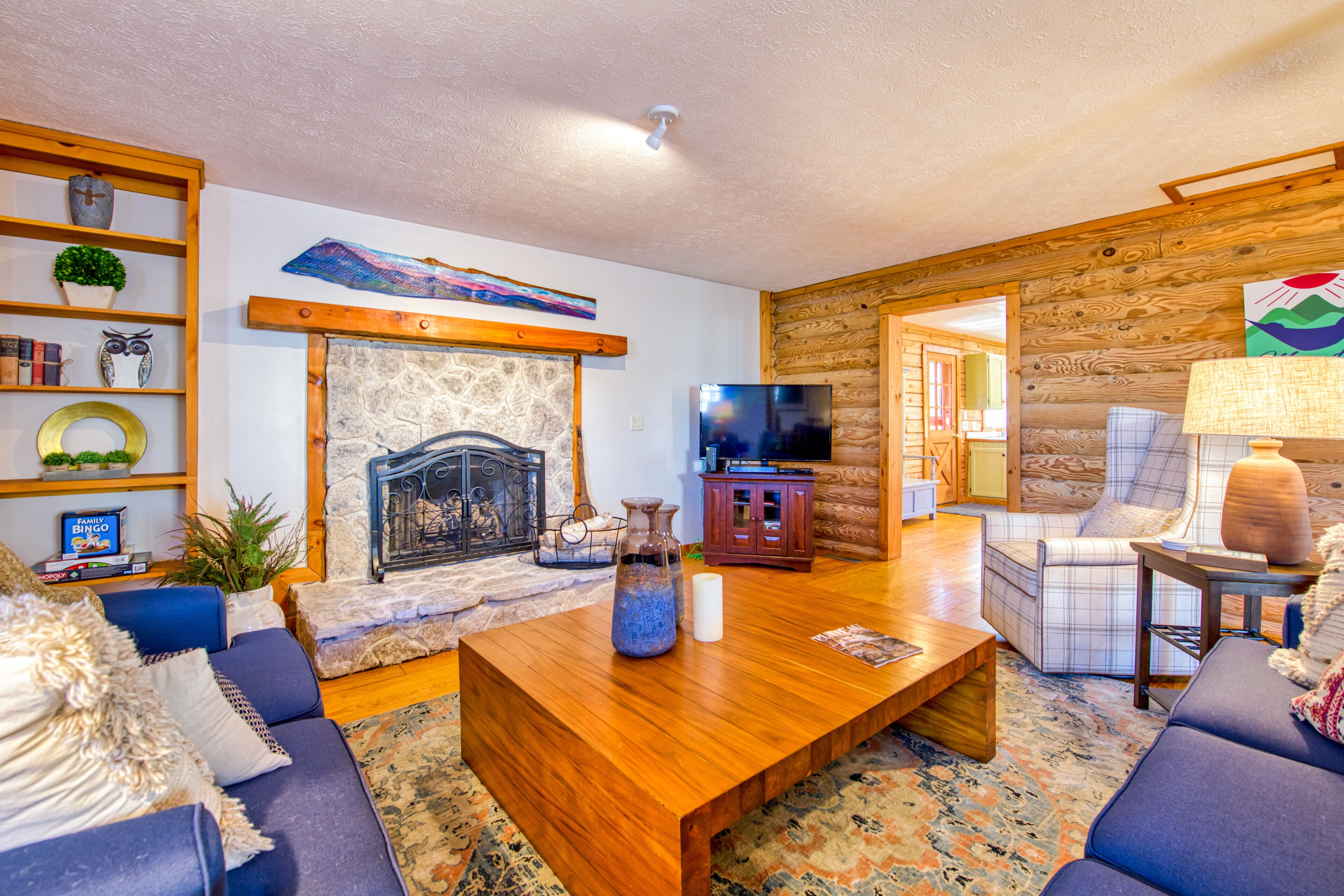 Mountain-view getaway with pool table, foosball, hot tub, WiFi, & air hockey