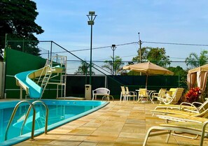 Outdoor pool - Shared country house for rent for 20 guests. (Indaiatuba)
