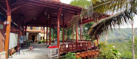 Vue depuis l’hébergement