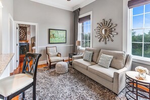 Apartamento, 1 quarto | Sala de estar