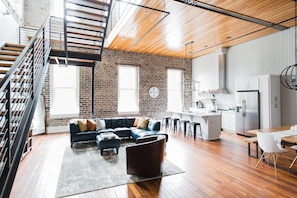 Apartment, 3 Bedrooms | Living room - Broughton West by Lucky Savannah (Savannah)