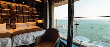 Family Twin Ocean Terrace | 1 bedroom, in-room safe, individually decorated, blackout curtains