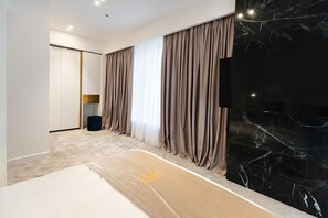 Suíte | Quartos à prova de som, roupa de cama, acesso para cadeiras de rodas