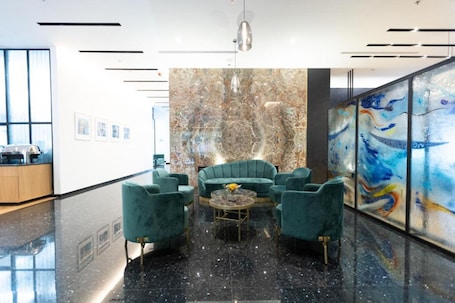 Reception hall. Habitat Hotel Tirana