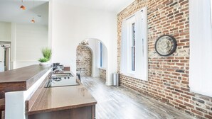 Condo, 4 Bedrooms | Private kitchen - Telfair Loft by Lucky Savannah (Savannah)
