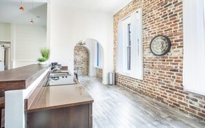 Condo, 4 Bedrooms | Private kitchen - Telfair Loft by Lucky Savannah (Savannah)