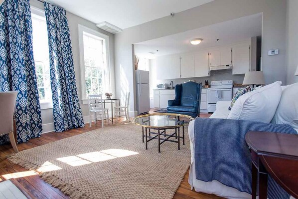 Condo, 1 Bedroom | Living area - Liberty Landing Too by Lucky Savannah (Savannah)