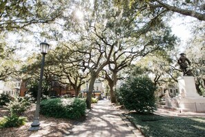 Suite, 1 King Bed | Property grounds - Mcdonoughs Inn Unit 1 by Lucky Savannah (Savannah)