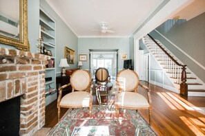 Villa, 2 Bedrooms | Living room - Rainbow Row at Washington Square by Lucky Savannah (Savannah)