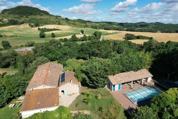 Aerial view - Residence La Borde (Plavilla)