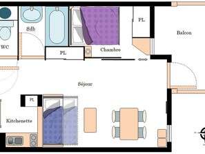 مخطط تصميم الطابق