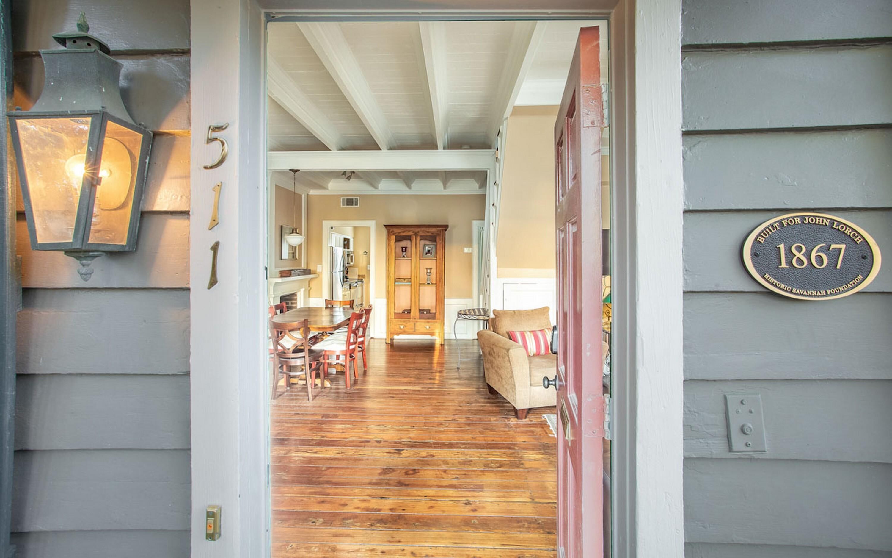 Interior entrance