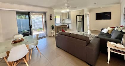 Home away from home! Modern, comfortable, central, AC, Yard.