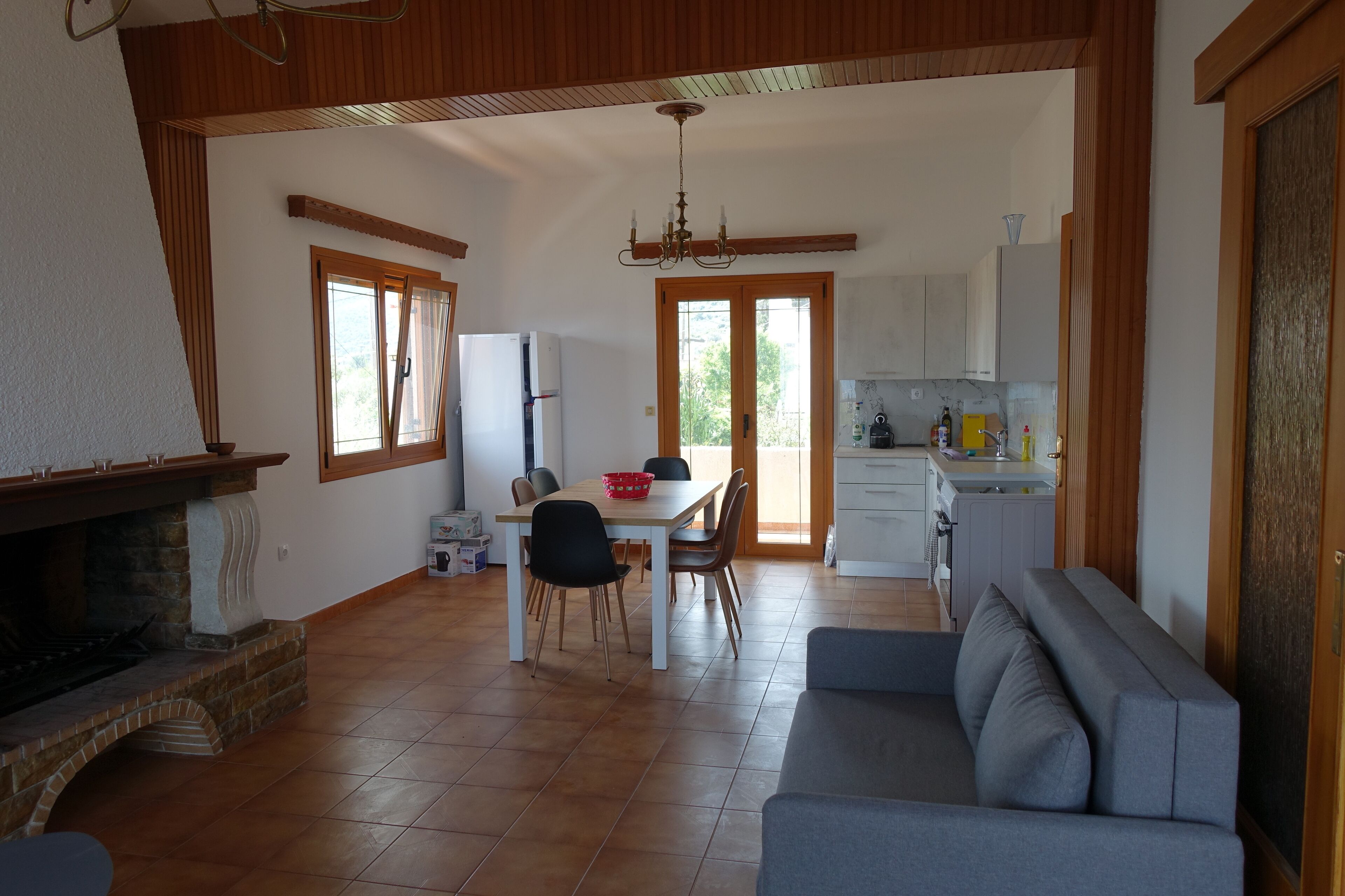 Holiday home by the sea with a large garden, Peloponnese near Epidaurus, Methana