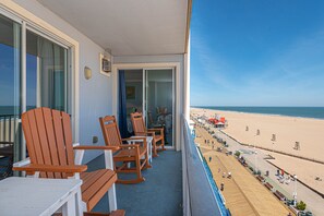 Property grounds - Belmont Towers, Stylish, luxury oceanfront condo with free WiFi, an outdoor pool, and gorgeous views of the ocean located on the Boardwalk! (OCEAN CITY)