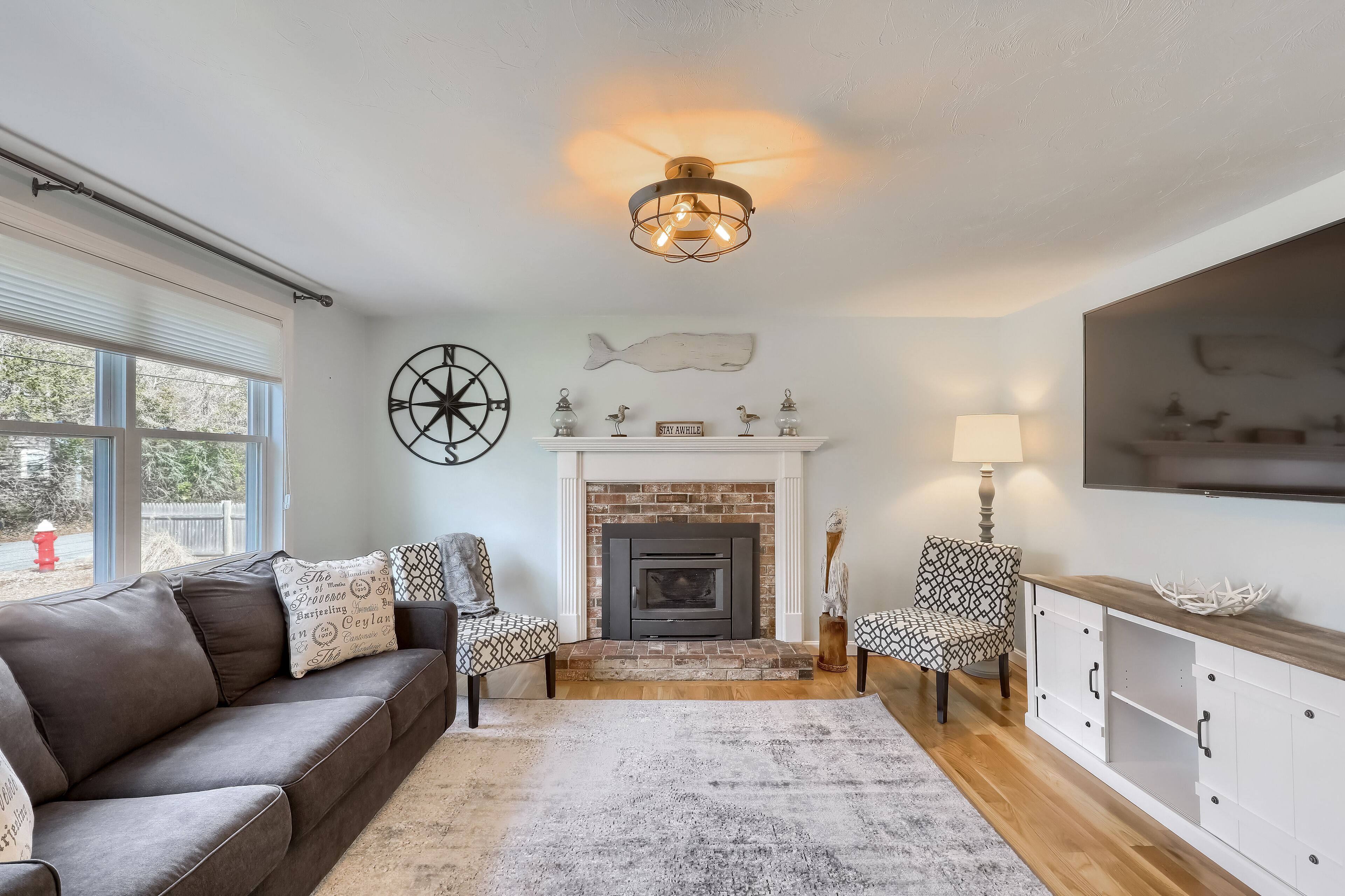 Brand New Listing! 3 bedroom 2 bath West Hyannisport Ranch with central AC, fenced in backyard and dog friendly.