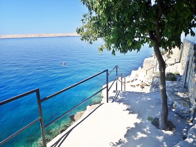 Apartment for 2-3 persons directly on the beach