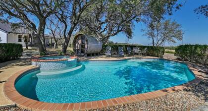 `Oak Hollow`- 40 Acre Country Escape w/ Pool, Sauna, Pet-Friendly!