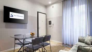 Suite Confort, 1 chambre, non-fumeur, cheminée | Coin séjour