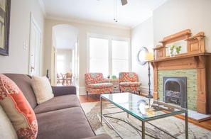 Apartamento, 1 quarto | Sala de estar