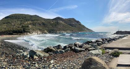 Maison de village 4/6 pers. Cap Corse Barrettali 5 min plage