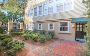 Condo, 2 Bedrooms | Property grounds - Jones Street Hideaway by Lucky Savannah (Savannah)