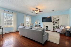 Condo, 2 Bedrooms | Living room - Liberty Blue by Lucky Savannah (Savannah)