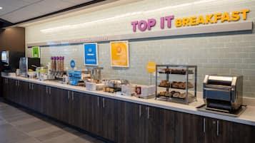 Gratis morgenmadsbuffet hver dag