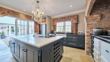 Fridge, dishwasher, electric kettle, toaster