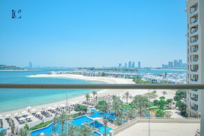 Apartment | View from room - Palm Jumeirah's Spectacular Ocean-View Apartment - NBT (Dubai)