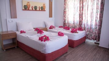 Minibar, desk, blackout drapes, WiFi