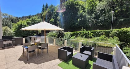 St Nectaire: Appartement Balneo avec grande terrasse Standing