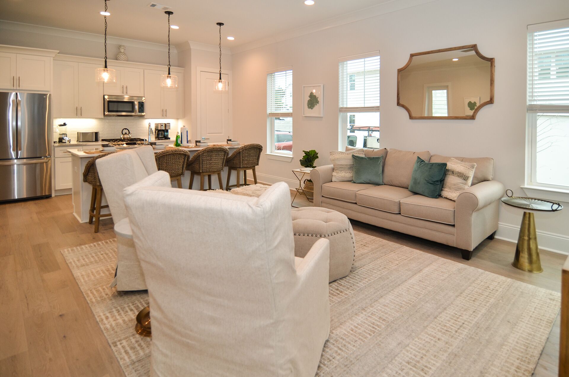 Top Notch Inlet Beach Home~Sleeps 14~4 Bikes~ Outdoor Seating Group W/Firepit