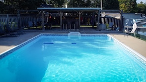 Seasonal outdoor pool