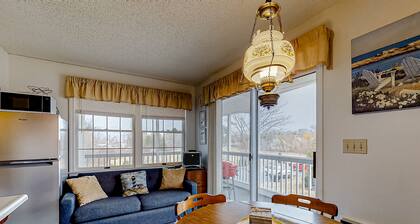 Inviting condo with high-speed WiFi and shared indoor pool - two miles to beach