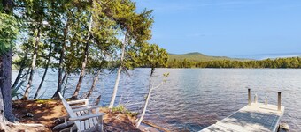 Dog-friendly lakefront home with deck, grill, WiFi, shared dock & water access