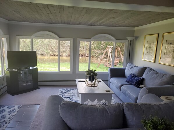 Smart TV, DVD player, video library