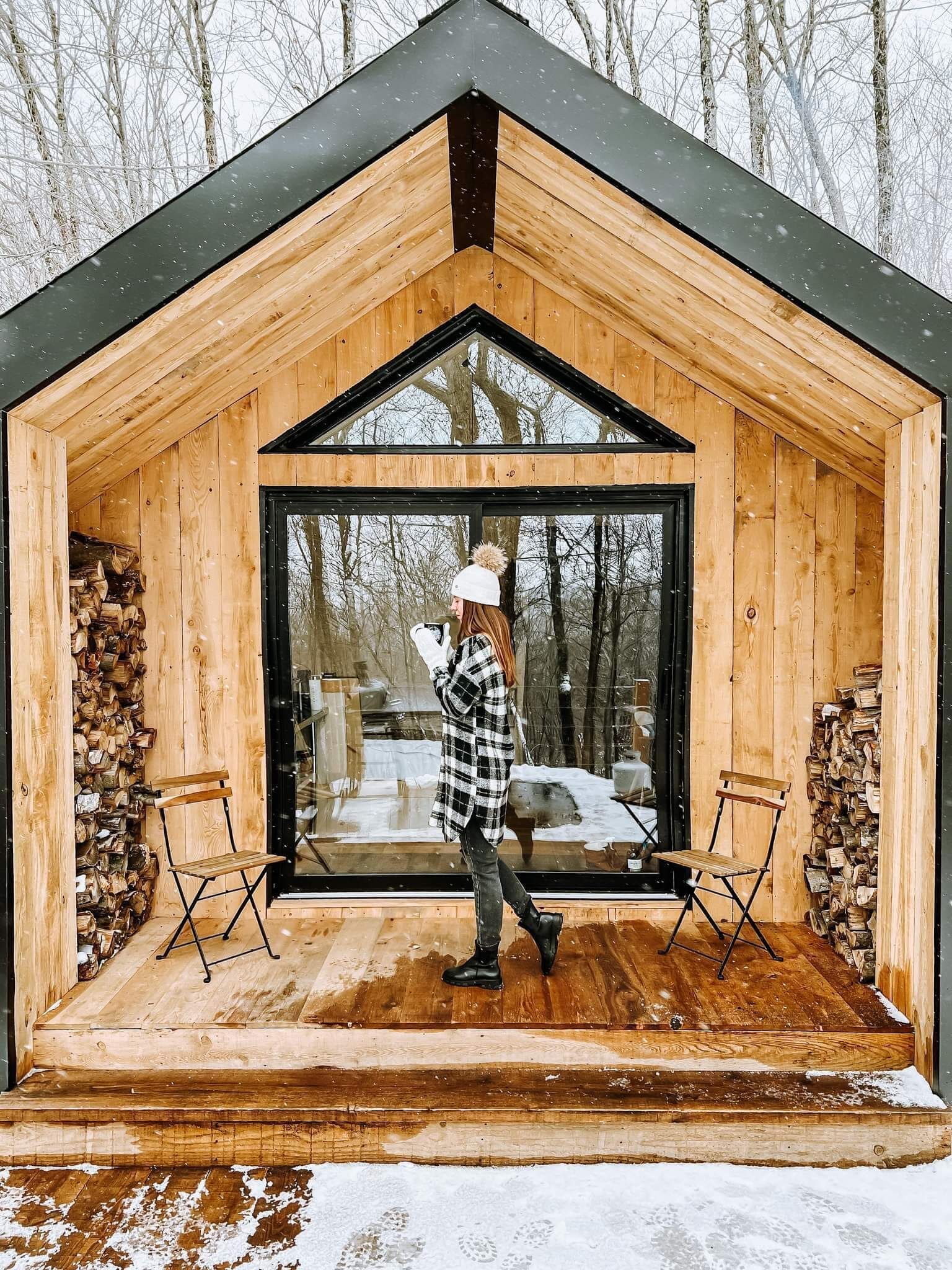 Mini Chalet LE KAMP - Glamping / Hiking | Terrace/patio