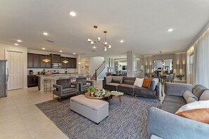 Flat-screen TV - 9 Bedrooms/ 6.5 Bathrooms/ Solara Resort (8905 TH) (Kissimmee)