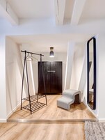 Suite L | Individually decorated, individually furnished, desk, laptop workspace