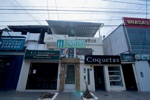 Voorkant van accommodatie