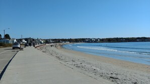 A coastal road with a beach on one side. - Unique Waterfront Condo at the Boatyard! (Kennebunk)