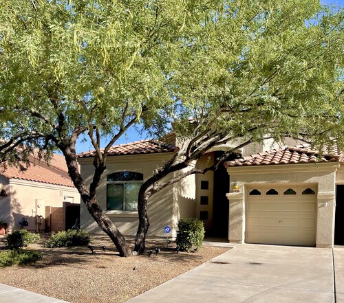 Relax with Sonoran Nature Preserve views plus bike trails & several golf courses