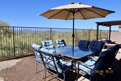 Relax with Sonoran Nature Preserve views plus bike trails & several golf courses