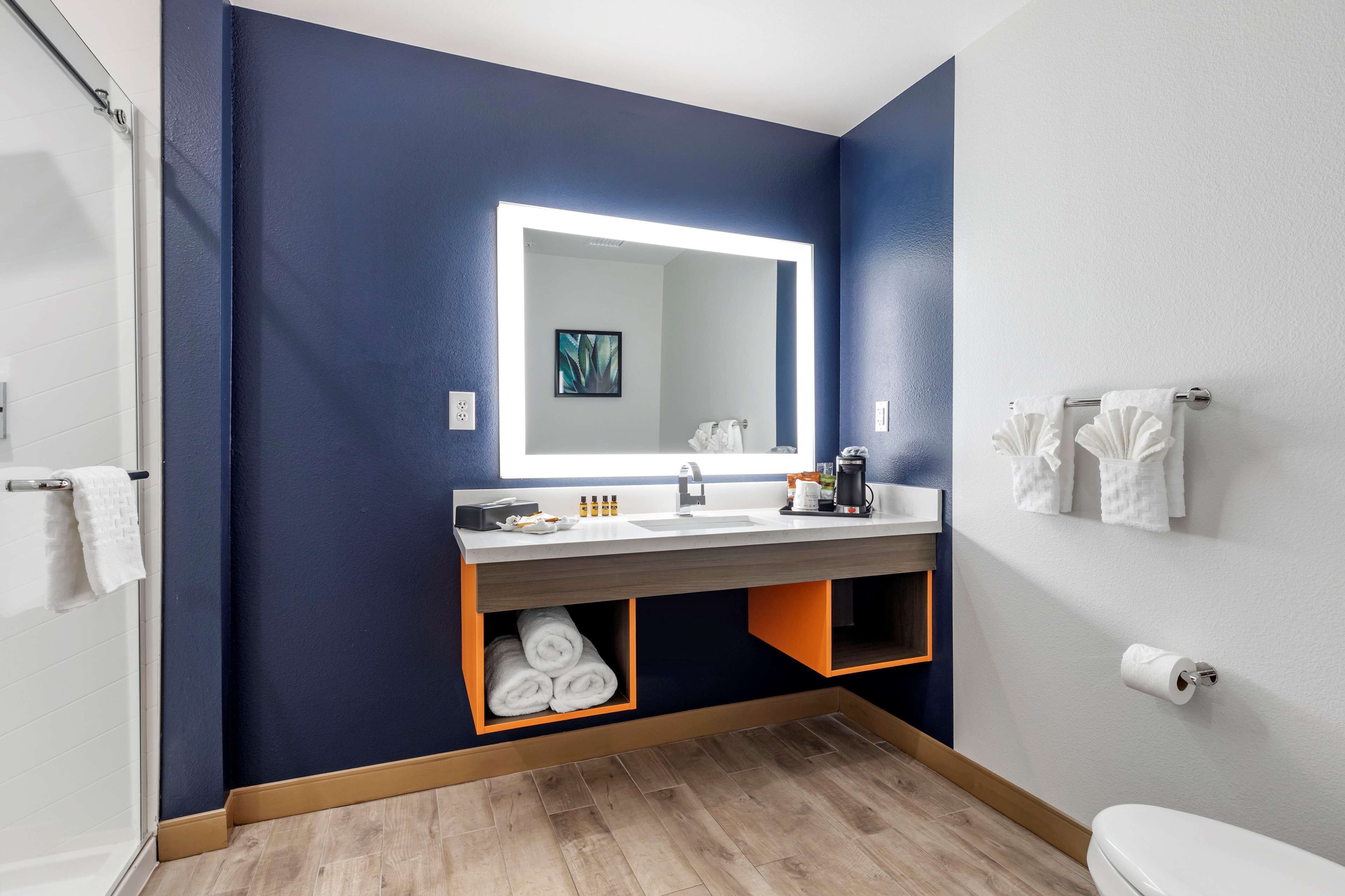 standard room, 1 king bed, non smoking | bathroom | shower, free toiletries, towels, soap