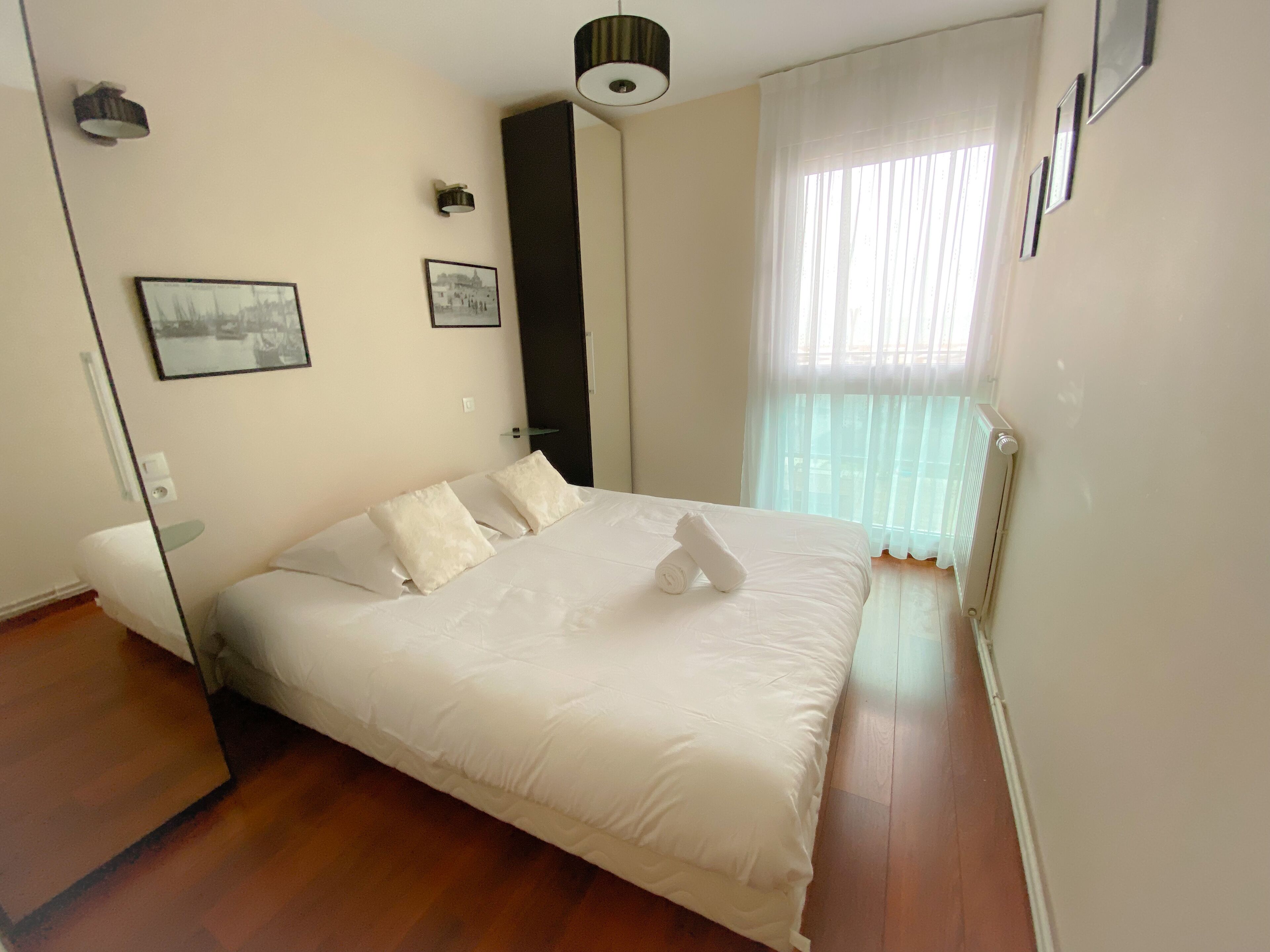 Le Beach, appartement avec balcon et vue sur mer